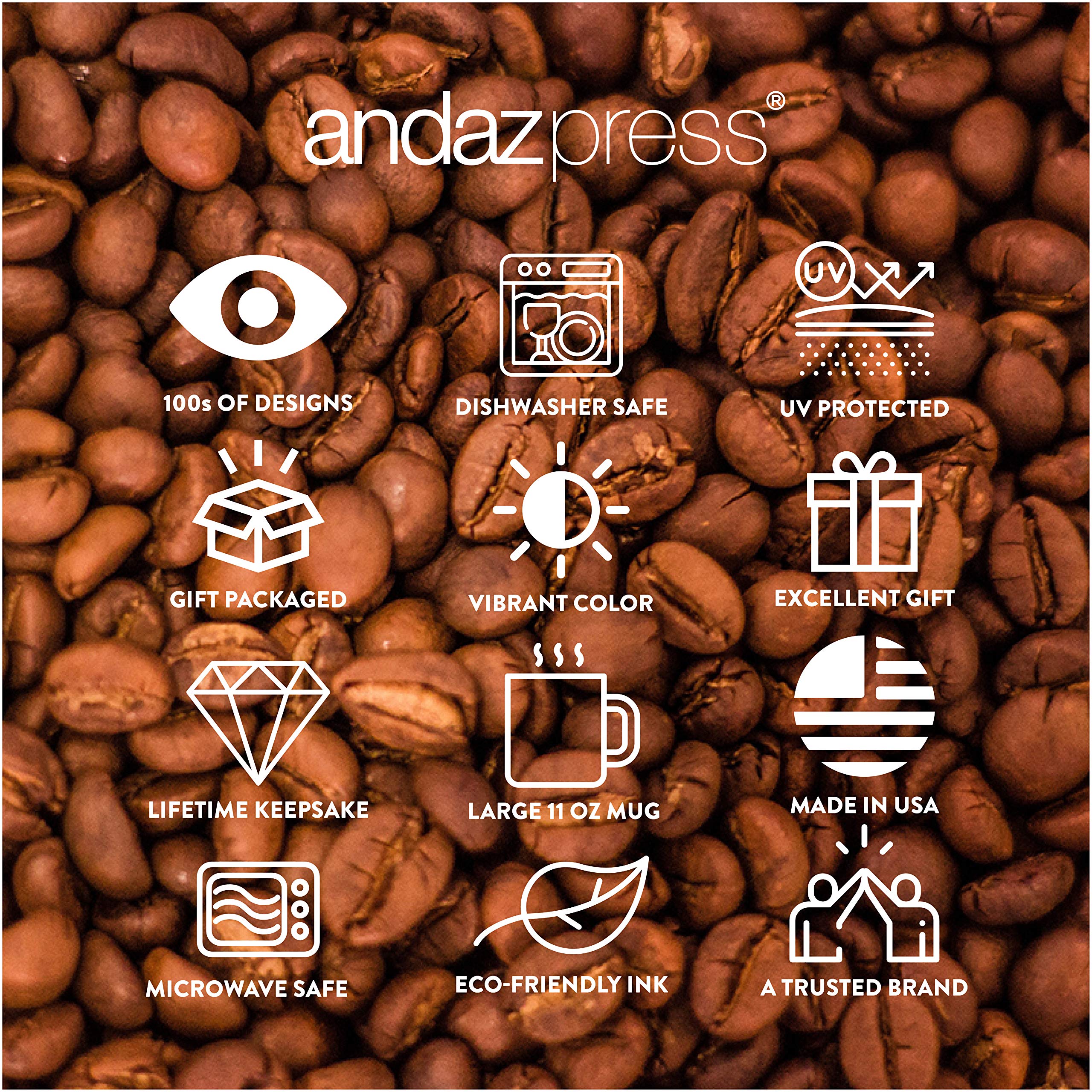 Amazon.co.jp: Andaz Press 11オンス モチベーションアップ